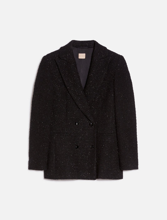 Blazer in stuoia lamé Penny Black
