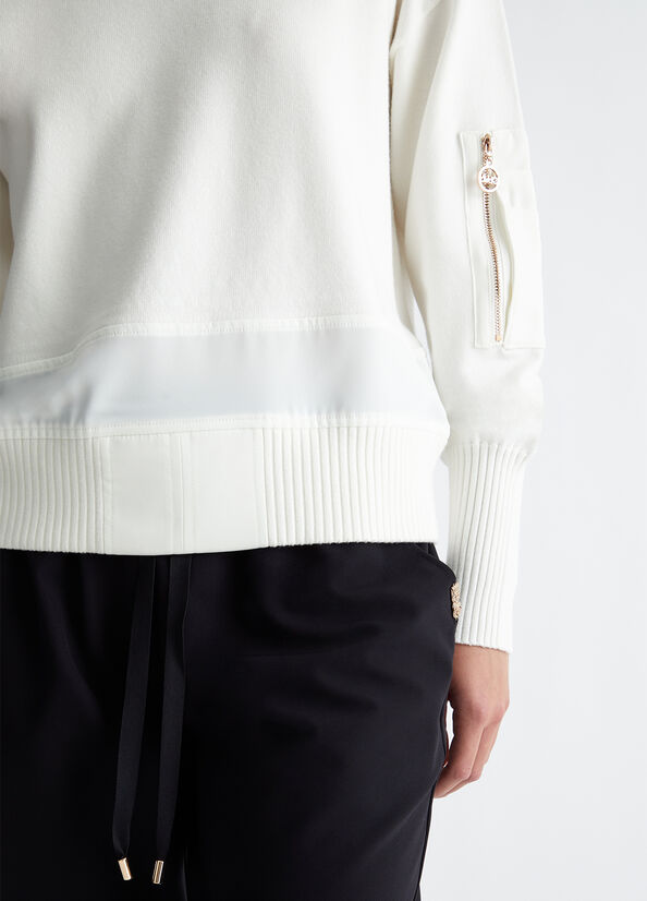Maglia girocollo con tasca Liu Jo